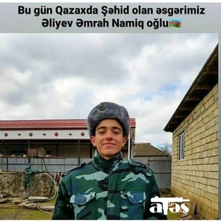 Şəhidin var!!! Başın sağ olsun VƏTƏN.....