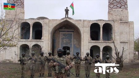 Ordumuz Ağdama Azərbaycan Bayrağını sancdı – FOTO/VİDEO