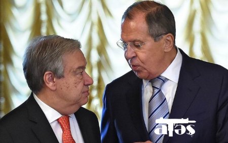 Lavrov BMT-nin baş katibi ilə Qarabağı müzakirə etdi