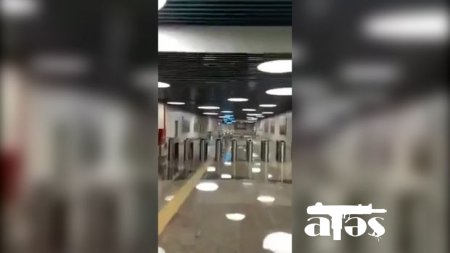 “8 Noyabr” metrostansiyasının yeni görüntüləri yayıldı - VİDEO