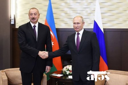 Putin Cənubi Qafqazda təhlükəsizliyi gücləndirmək üçün Azərbaycanla əməkdaşlığa ümid edir