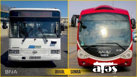 Daha bir marşrut xətti “BakuBus” avtobusları ilə icra ediləcək - FOTO