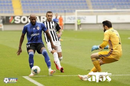 Azərbaycan derbisində həyəcanlı anlar: Bir penalti, üç qol, dörd qırmızı, səkkiz sarı vərəqə