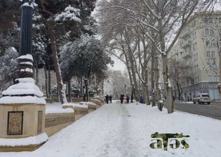 Sabah Bakıda qar yağacaq