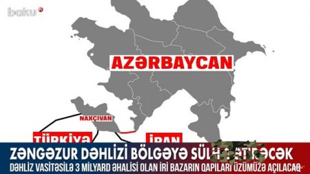 Zəngəzur dəhlizi vasitəsilə iri bazarın qapıları üzümüzə açılacaq – VİDEO