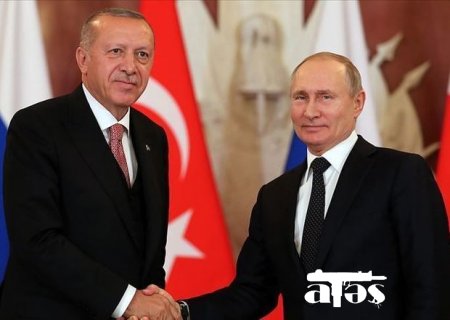 Ərdoğan və Putin Qarabağı müzakirə etdi