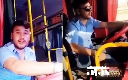 “TikTok” videosu çəkən avtobus sürücüsü işdən çıxarıldı - Video