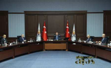 Ərdoğan YAP-ın nümayəndə heyətini qəbul etdi - FOTO