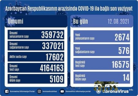 Azərbaycanda bir gündə koronavirusa yoluxanların sayı 2600-ü keçdi: Çox sayda ölən var - FOTO