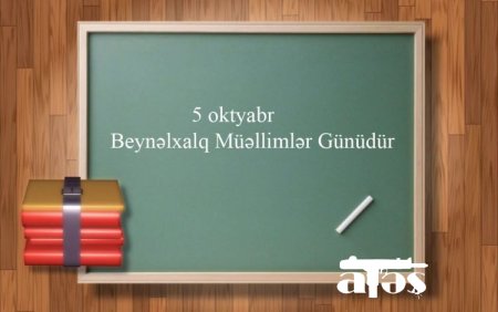 5 oktyabr Beynəlxalq Müəllimlər Günüdür