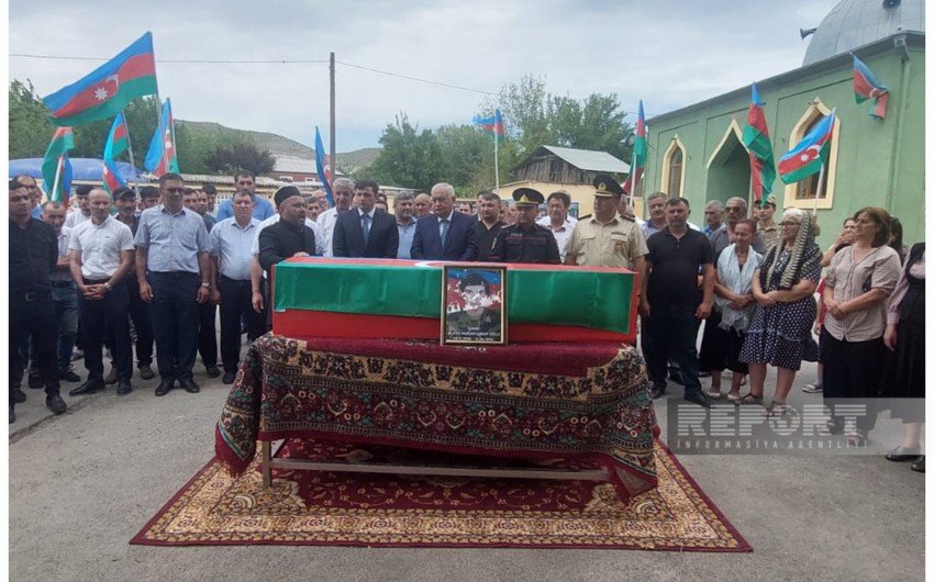 Füzulidə Birinci Qarabağ müharibəsinin şəhidi Muğan Əliyev dəfn edilib