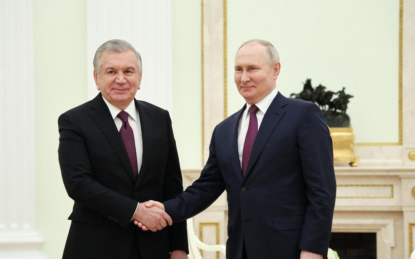 Putin və Mirziyoyev Rusiya-Özbəkistan müttəfiqliyini müzakirə ediblər