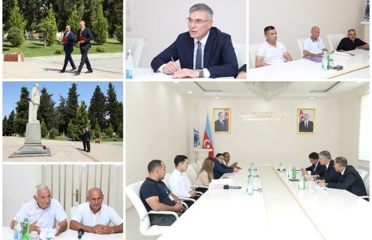 "Azəriqaz" İB-nin baş direktoru Kürdəmir rayonunda vətəndaş qəbulu keçirib